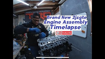 Toyota 2jzgte block assembly (Timelapse)!!