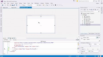 C# WPF and GUI - Pages and Navigation
