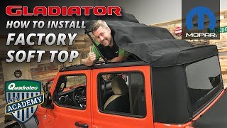 How to Install a Mopar Soft Top on a Jeep Gladiator JT