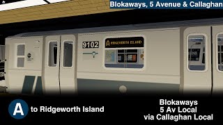 PTA Subway: (A) Train Announcements to Ridgeworth Island via 5th Av/Callaghan | From Breezy Point