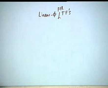 Lecture - 32 FIR Lattice Synthesis