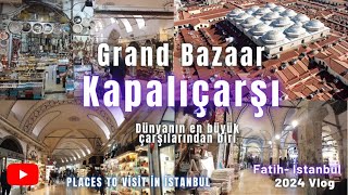 Grand Bazaar Eminönü Vlog 2024- Shopping in Grand Bazaar İstanbul