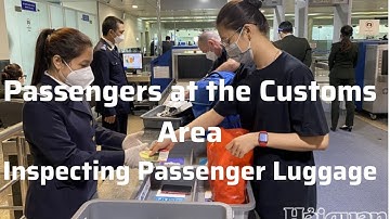 Passengers at the Customs Area - Vietnam Customs