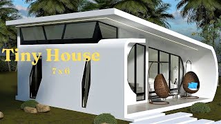 TINY HOUSE  7x6 Casa Futurista