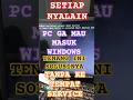 Mengatasi Reboot And Select Proper Boot Device Pada Komputer Leptop Windows pc  #windows #pc #laptop