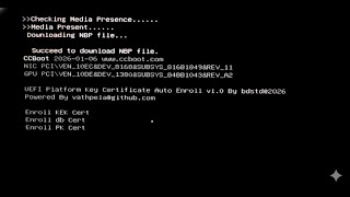 CCBoot | Auto Enroll Certificate in SecureBoot Setup Mode