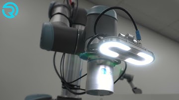 Universal Robots ur10 met de OnRobot mg10 en de eyes lighting kit