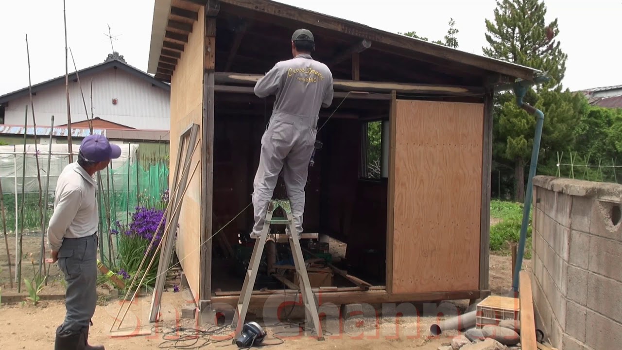 Diy で物置小屋作ってみた 5 Building Shed 60倍速 Youtube