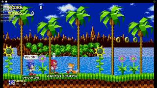 Playing in classic sonic simulator test server...