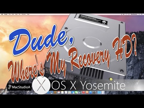 Mac OS X Yosemite에서 복구 HD를 확인하는 방법