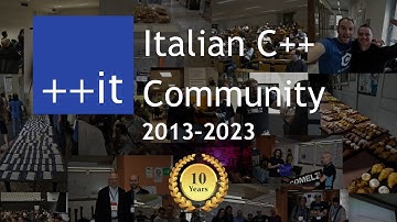 Italian C++ Community 10th anniversary video