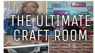 THE ULTIMATE CRAFT ROOM/OFFICE MAKEOVER: BEFORE AND AFTER FROM OUT-DATED TO UP-GRADED WITH TIPS