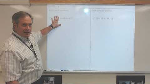 2.1-1 Combining like terms and solving equations