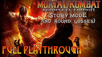 Mortal Kombat: Komplete Edition | Story Mode - Full Playthrough (No Round Losses)