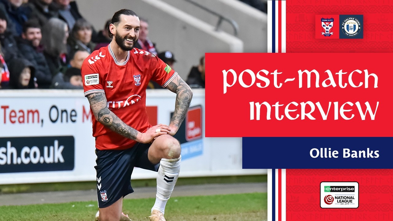 💬 Post-Match Interview | Ollie Banks | FC Halifax Town (H)