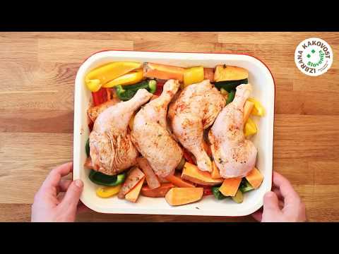 Video: Najbolj okusen recept za piščanca z zelenjavo v pečici