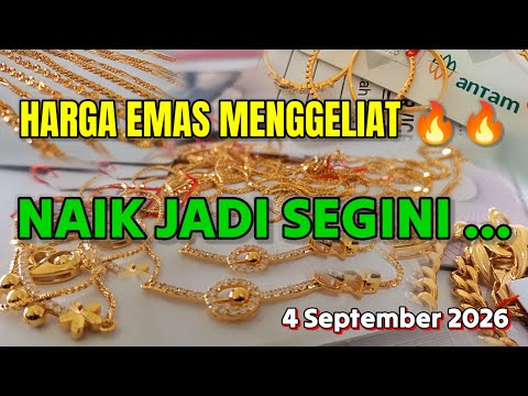 HARGA EMAS HARI JUMAT 4 SEPTEMBER 2026 √ HARGA EMAS PERHIASAN √ ANTAM √ UBS GOLD √ GALERI 24 √ CUKIM