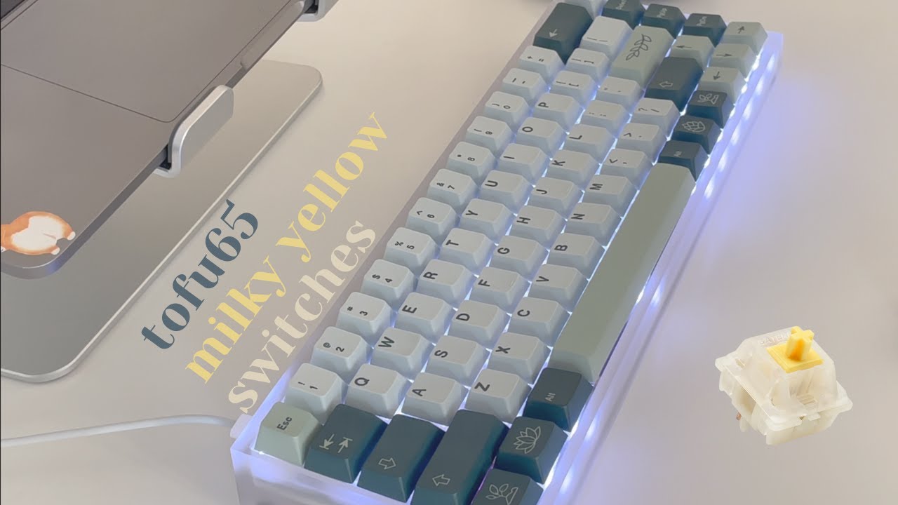 pe foam mod on my tofu65 ☘️ - YouTube
