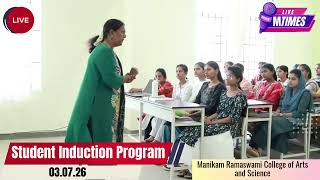 Induction Program 2026 | Welcoming the First-Year Students | MRCAS