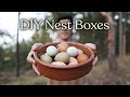 How to build Chicken Coop Nest Boxes (from Recycled Material)