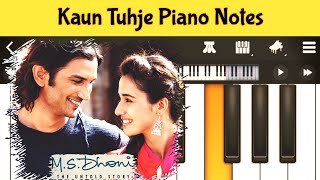 Kaun Tuhje | Unnal Unnal Piano Tutorial | M.S. Dhoni : The Untold Story