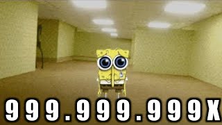 Spongebob No Clips Into The Backrooms Speed 999x Resimi