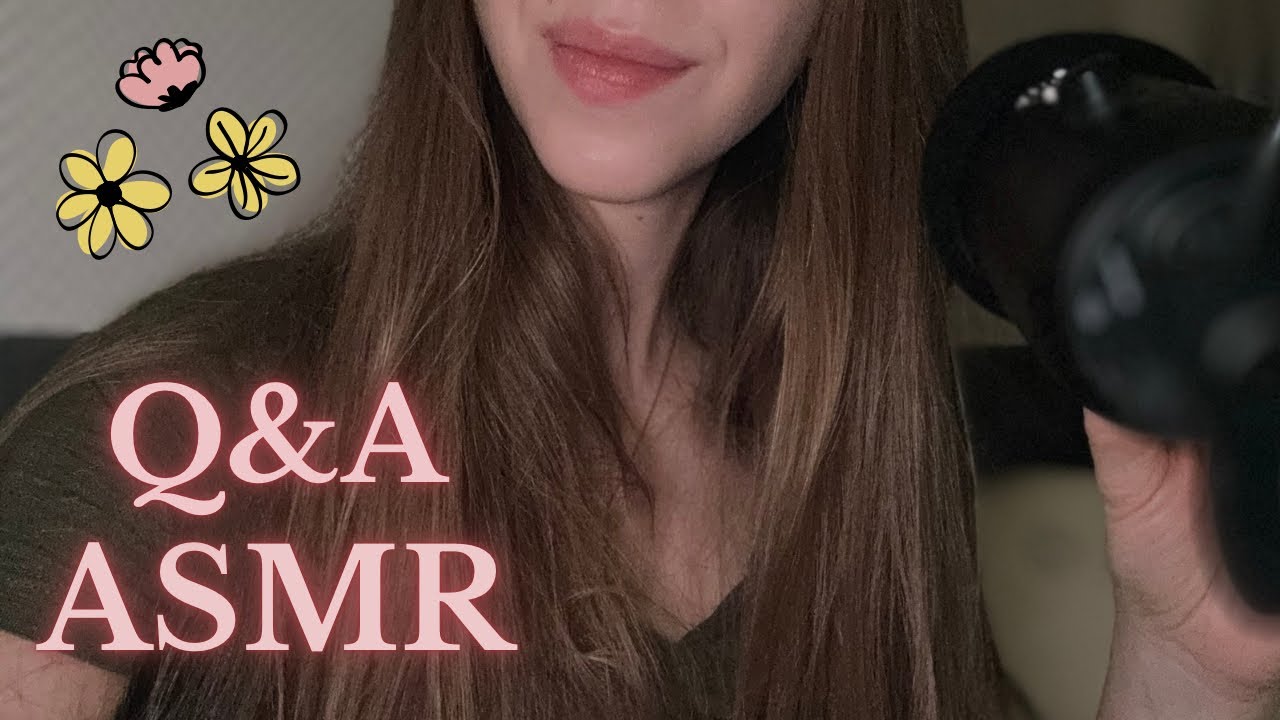 ASMR po polsku Odpowiadam na Wasze pytania 🌸 ASMR Q&A