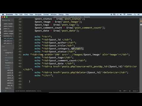 116 Relating Categories to posts and Displaying it   PHP Full Course 2021