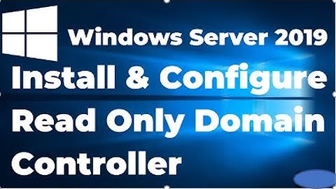 How to Install And Configure Read Only Domain Controller  Server 2016 fully completed tutorial
