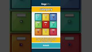 🇬🇧 Category Meaning : Flash Card : Learn English Vocabulary Content