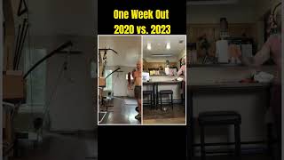 One Week Out: Mens Physique. 2020 vs. 2023 #bodybuilding #motivation #physiqueupdate #mensphysique