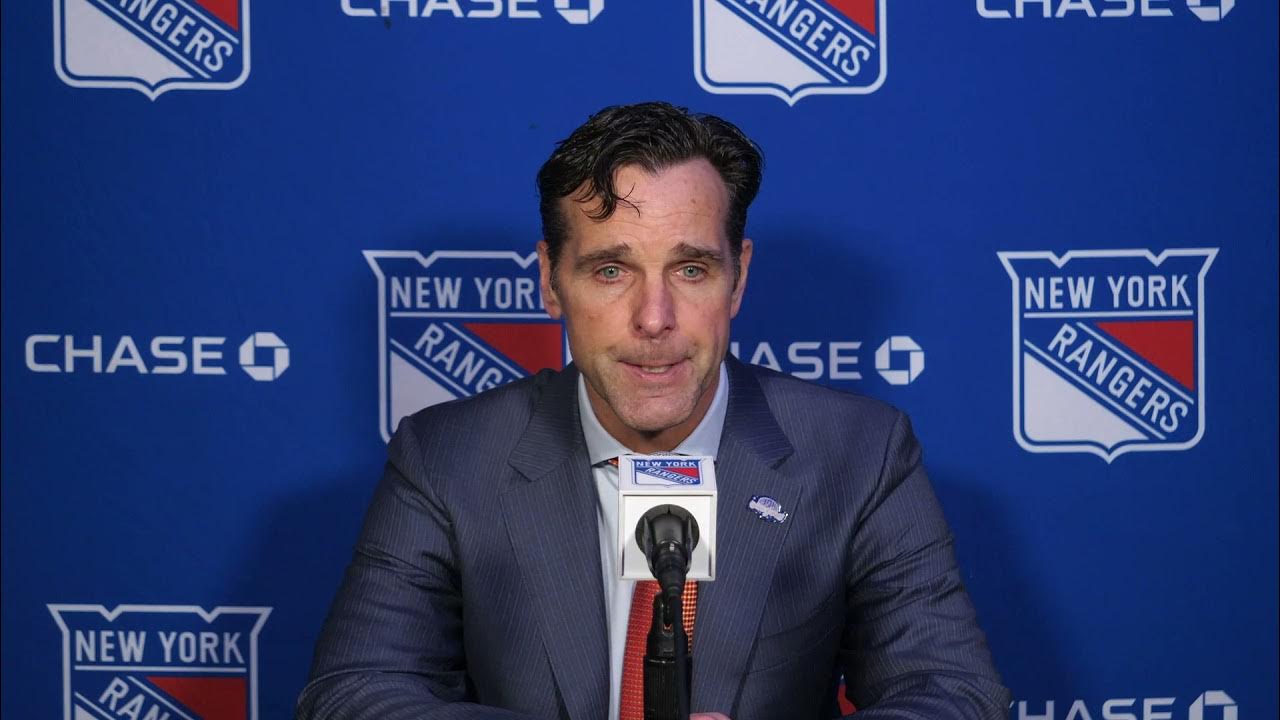 Coach Quinn Postgame Availability April 23rd New York Rangers YouTube