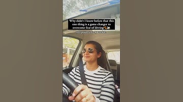 Overcoming my fear of driving…🚗 #drivingconfidence #drivingtips #overcomefear #shorts #learntodrive