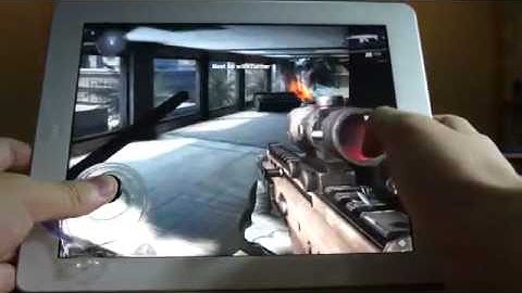 Modern Combat 3 Gameplay - Using Analog Joypad Joystick For iPad