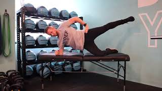 Side plank hip abduction