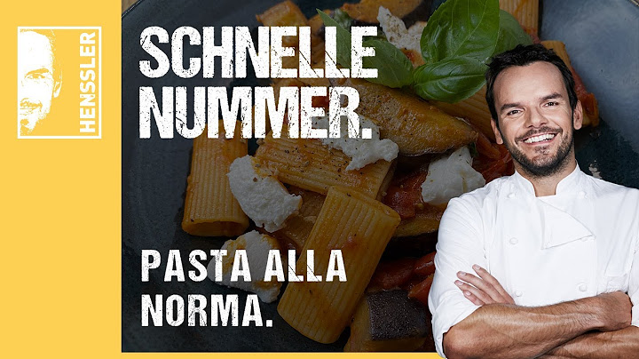 Quick Pasta alla Norma recipe by Steffen Henssler