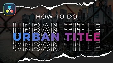 Make Modern Titles in Davinci Resolve (FREE DOWNLOAD)