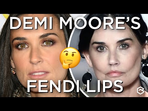 Βίντεο: Αιχμηρά ζυγωματικά της Demi Moore: πώς να επαναλάβετε το σκανδαλώδες μακιγιάζ από την εκπομπή Fendi