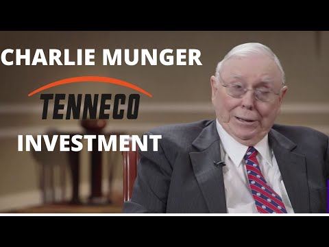 CHARLIE MUNGER: TENNECO Inc. INVESTMENT