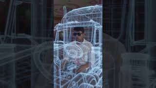 Future Vision Activated 😎⚡AI World Me Entry 🤖✨Transparent Tech Vibes 🕶️
