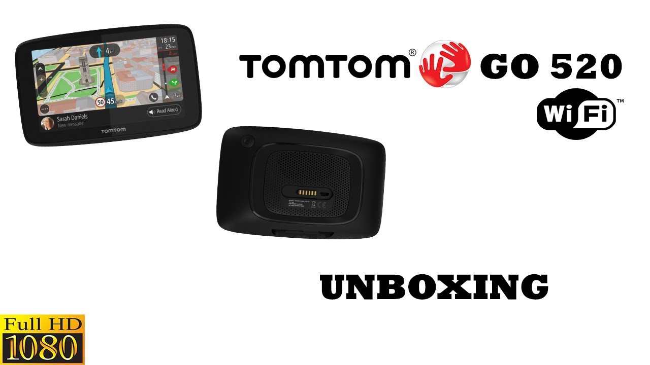 UNBOXING TomTom GO 520 WiFi YouTube