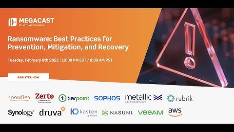 Ransomware: Best Practices for Prevention, Mitigation, and Recovery