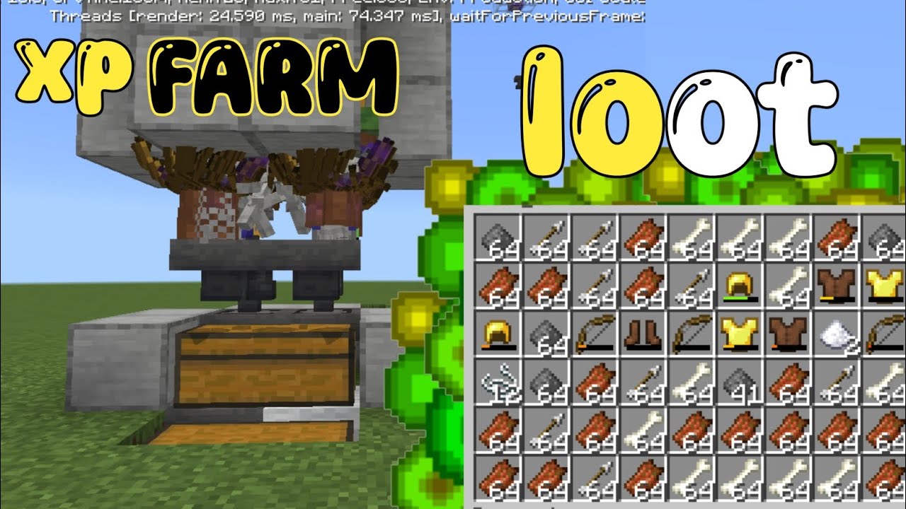 How to make a XP farm in Minecraft in every version - YouTube