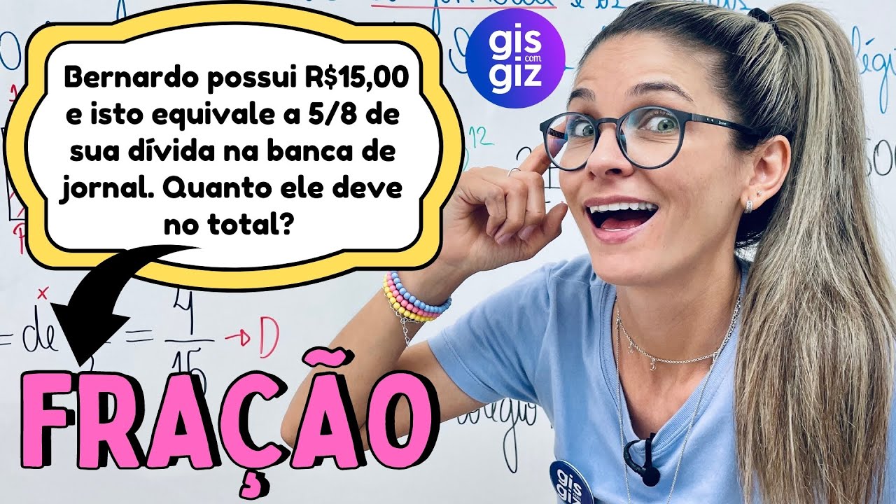 FRAÇÃO EXERCÍCIOS  ADIÇÃO E SUBTRAÇÃO COM FRAÇÃO \Prof. Gis/ MATEMÁTICA 