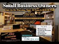 Small Business Conversations &amp; Cigars 9/22/22 #smallbusiness #cigarlounge #networking