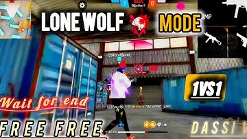 🔥 Free Fire Lone Wolf Gameplay With Random Player | OP 1v1 Fight 🔥