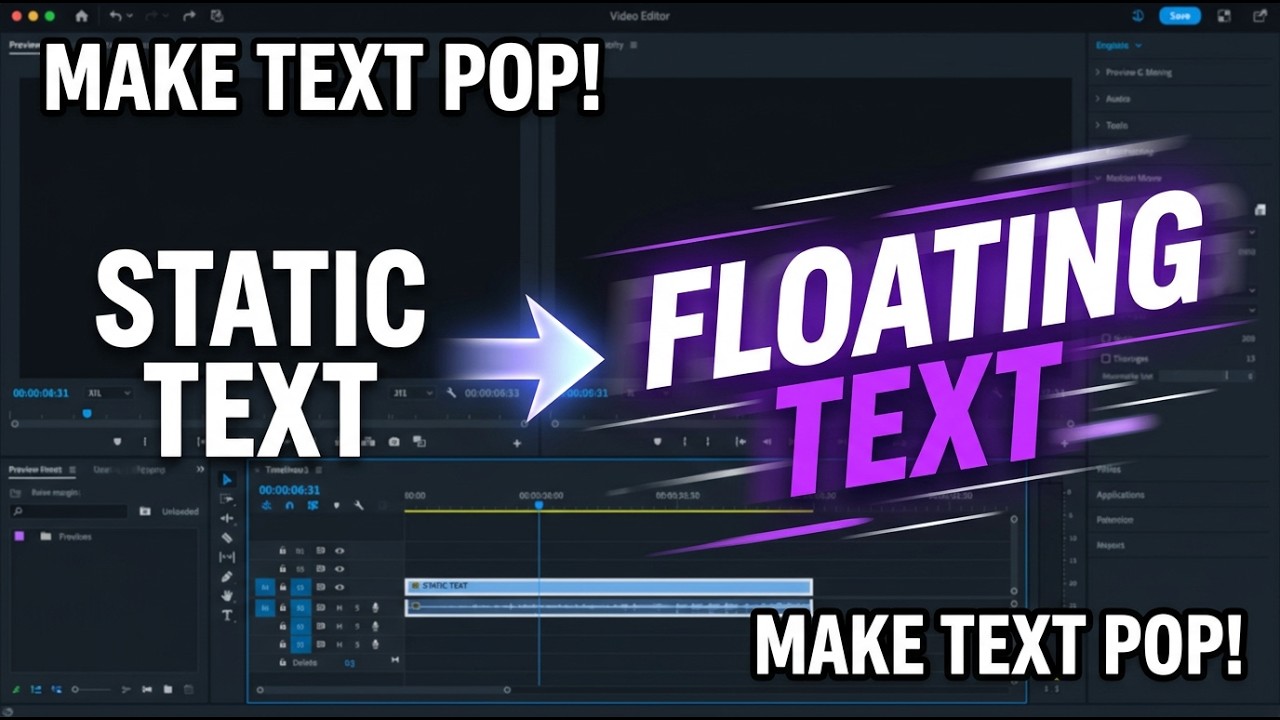 How to Create Floating Text in VN Video Editor (Step-by-Step) - YouTube