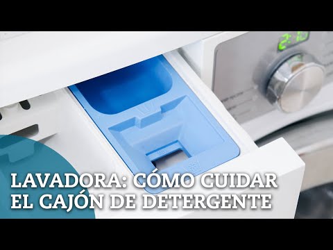 Lavadora: cómo cuidar el cajón de detergente 