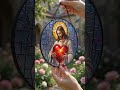 Jesus Heals The Broken Heart Stained Glass Art ❤️🙏 #shortsvideo