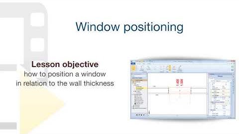 Edificius Tutorial - Window position - ACCA software